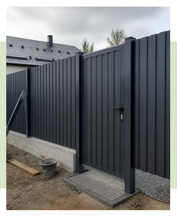 Установка калитки для забора в Алексине по цене от 8241 р. | ЗаборЭксеперт-Лкс
